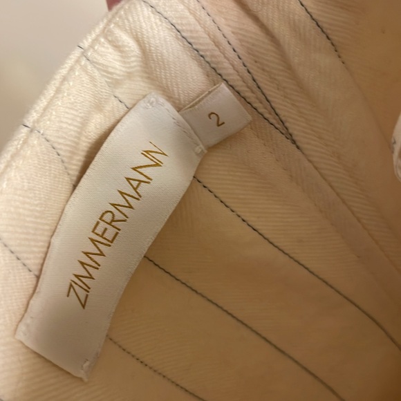 ZIMMERMANN Pinstripe Tube Top - Picture 5 of 10